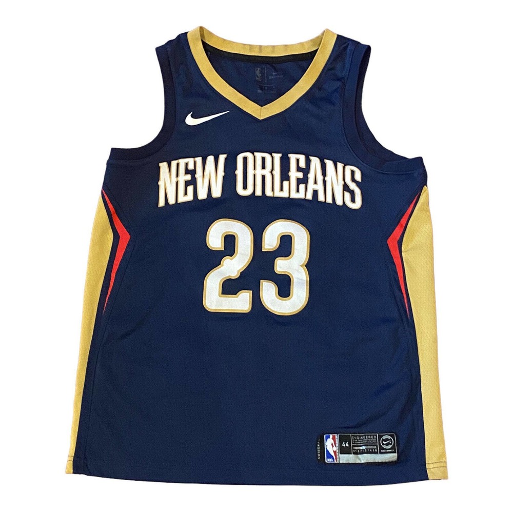 2018 Nike Swingman New Orleans Pelicans Anthony Davis Jersey Mens Size 44 / M